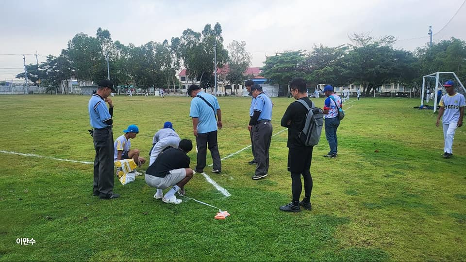 훈련 장비 지원 현장